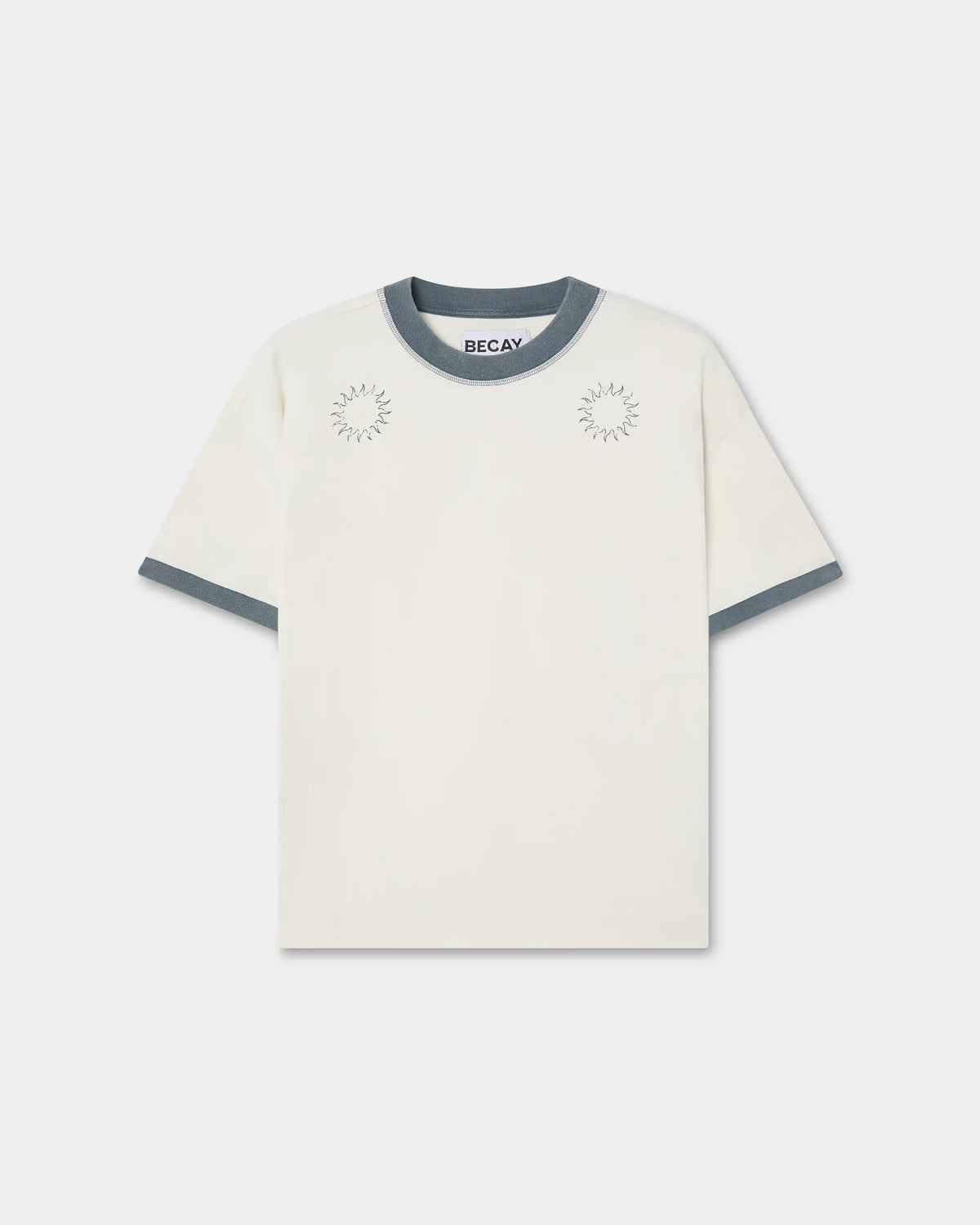 Rib T-Shirt Ecru