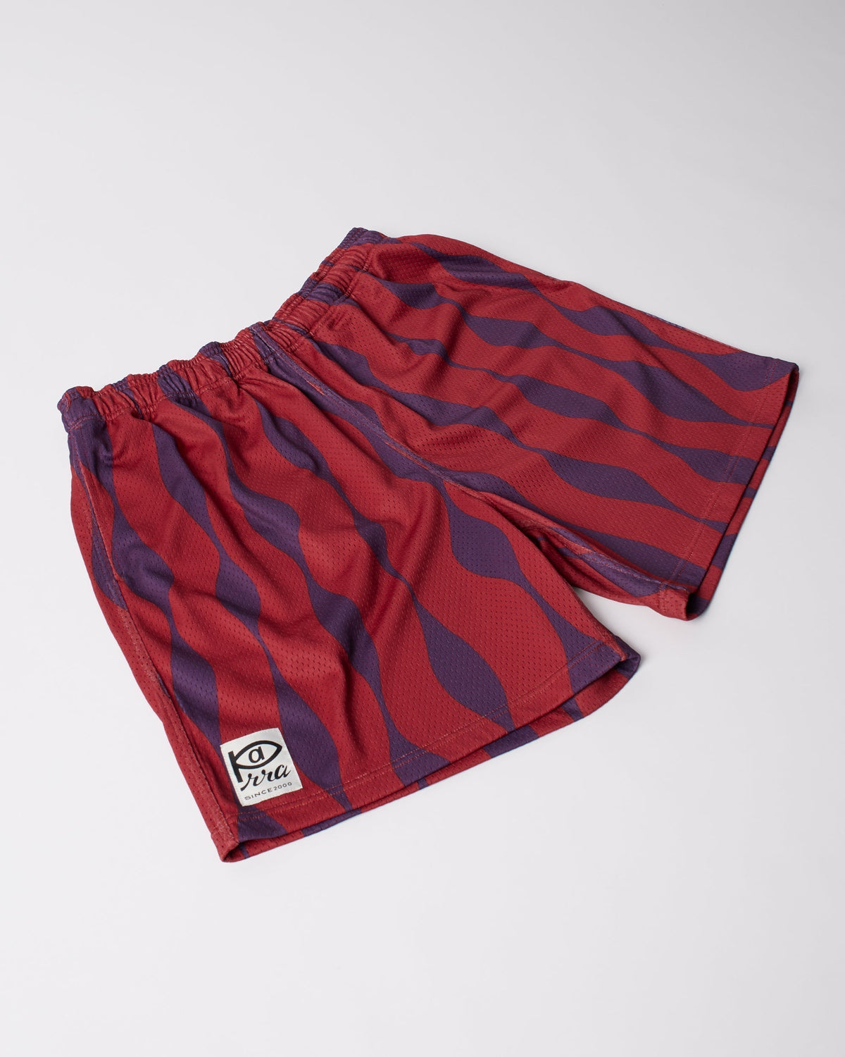Waved mesh shorts