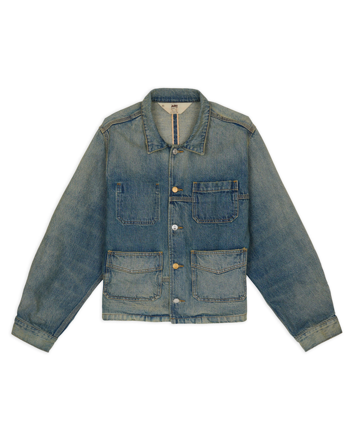 Brain Dead x A.P.C. Selvedge Chore Jacket - Washed Indigo