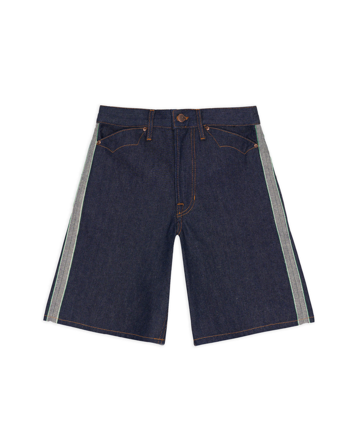 Brain Dead x Coach Denim Skater Shorts - Dark Blue