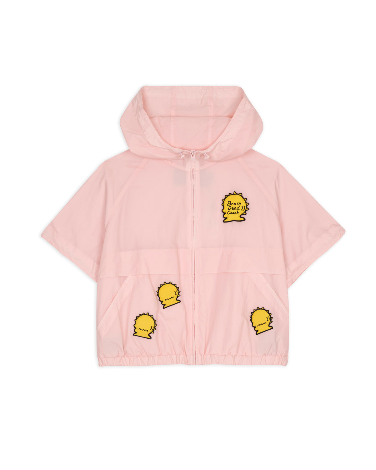 Brain Dead x Coach Short Sleeve Windbreaker - Light Pink