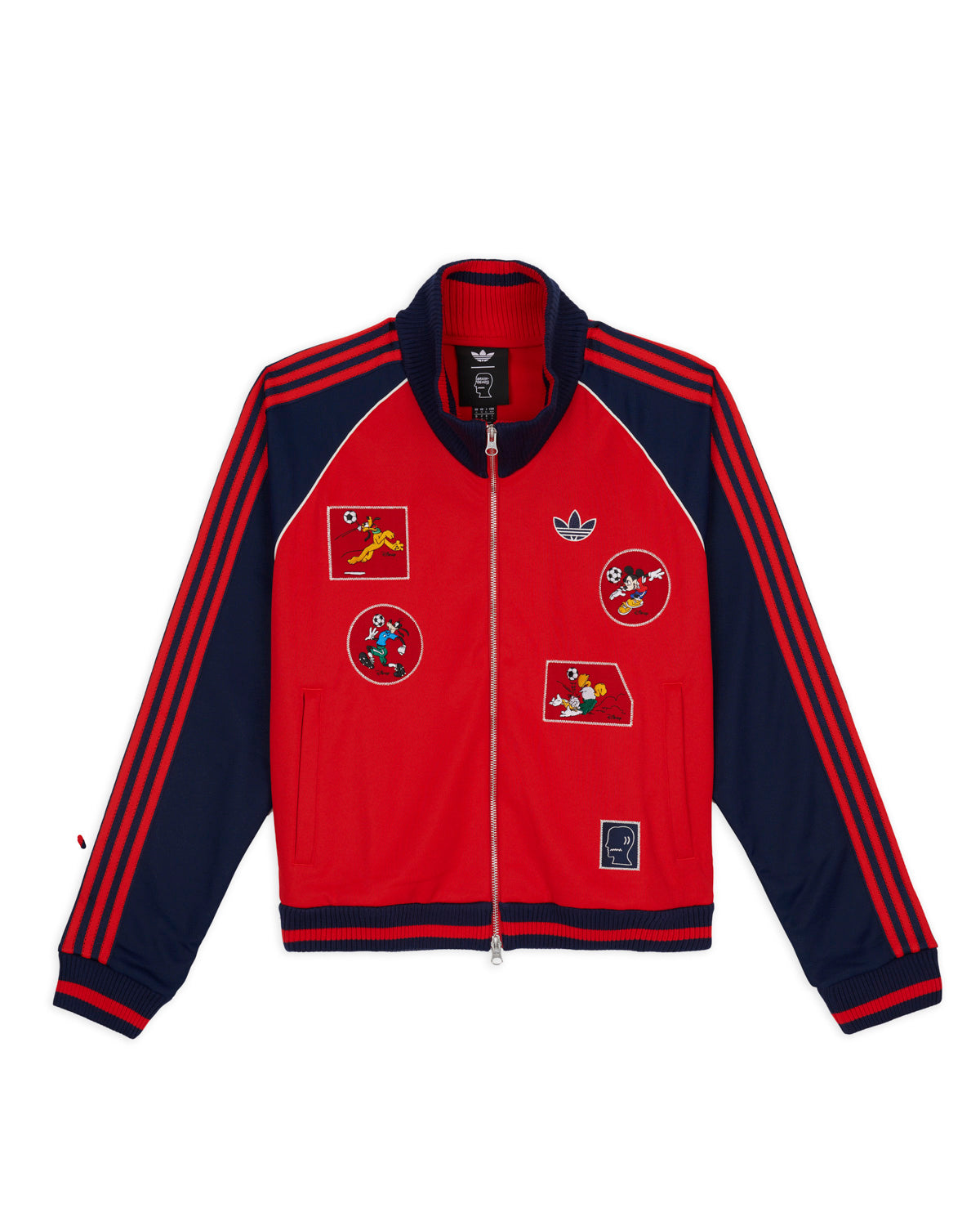 Brain Dead x Disney x Adidas Mickey and Friends Track Jacket - Red