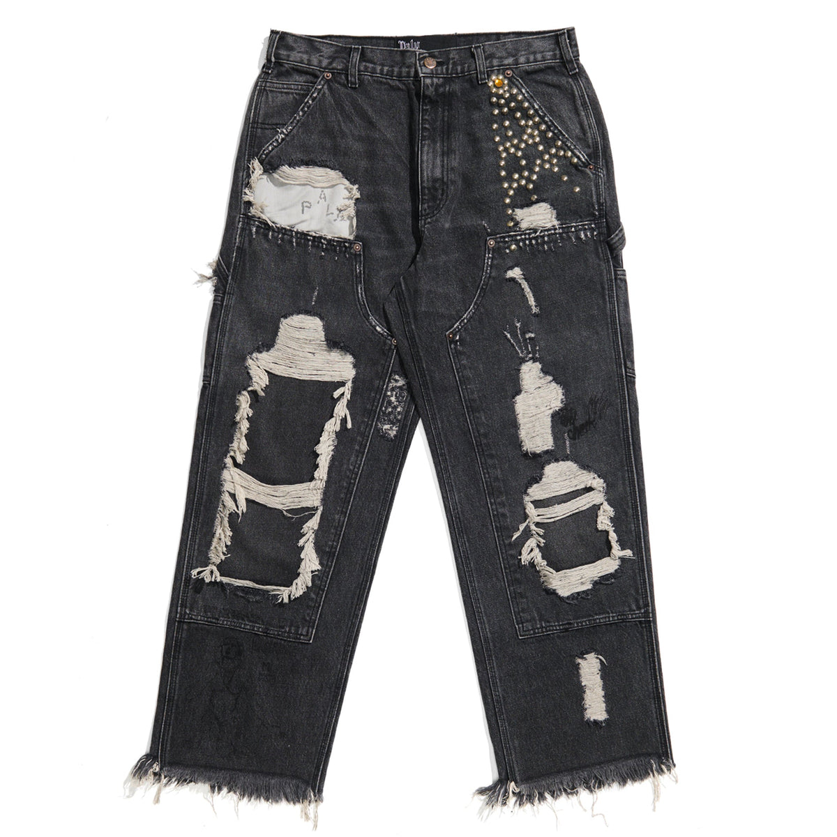 Busted dbl knee jean