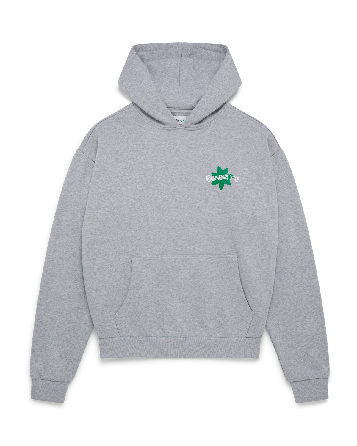 club hoodie heather grey