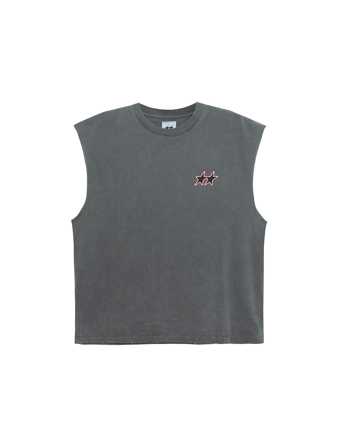 Twojeys Sleeveless Varsity Tee Ash