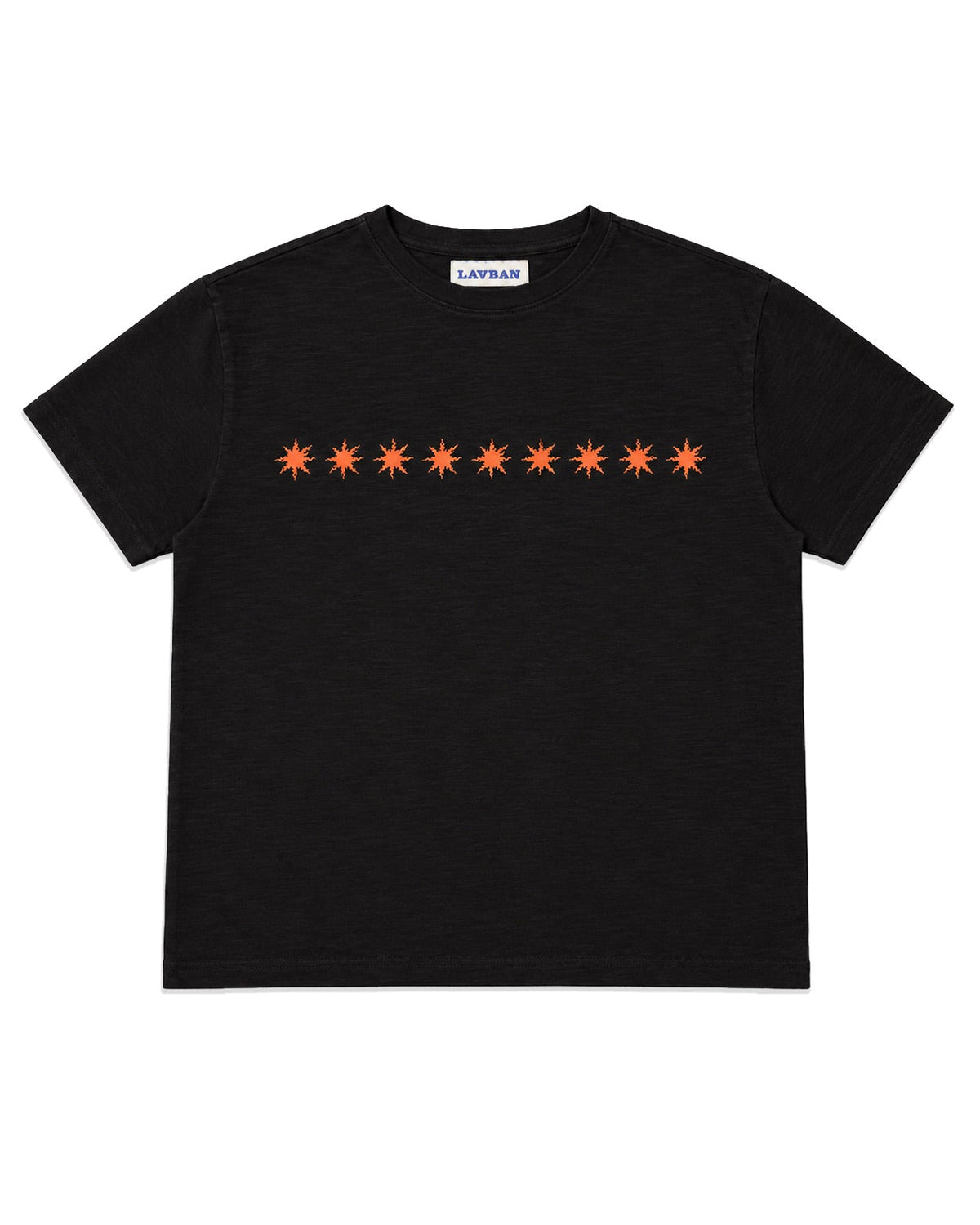 Narcissist Tee — Heavy Slub Cotton, Matching Front & Back Print (Black)