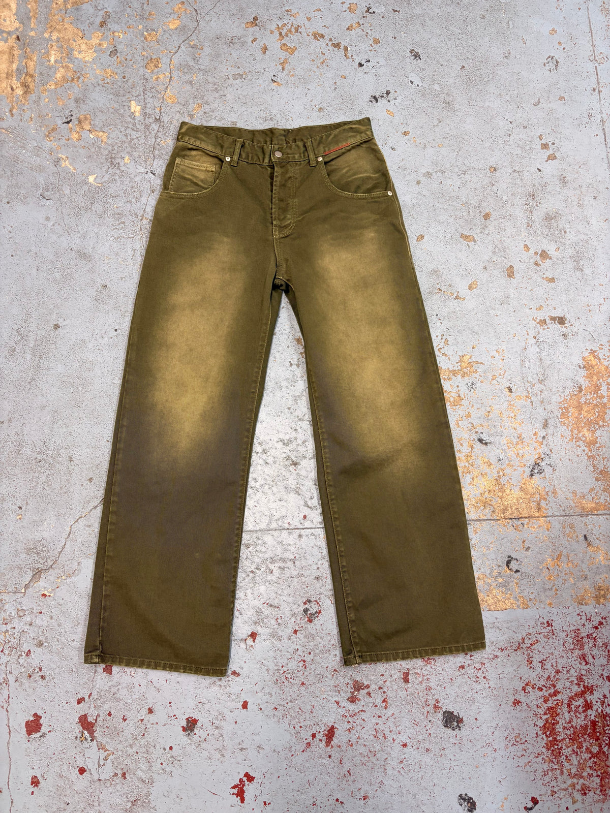 Everyday work pants aged military green