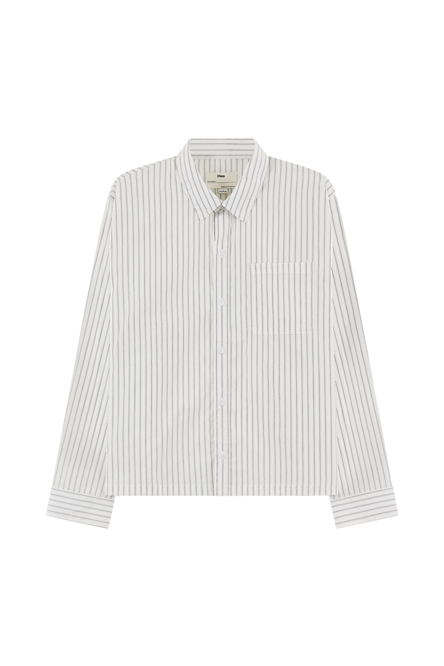 Nika Shirt, White Stripe
