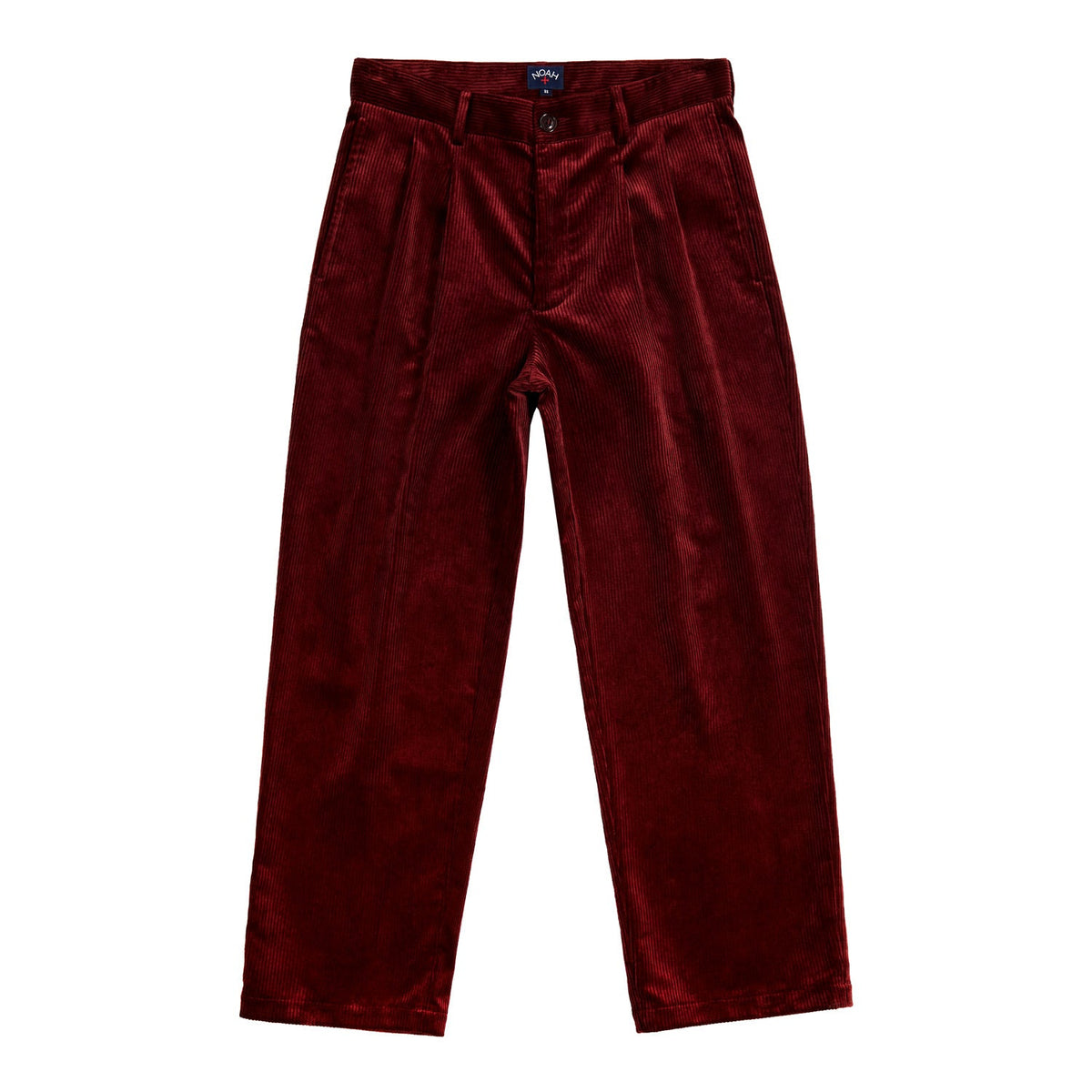 Double-Pleat Corduroy Trousers