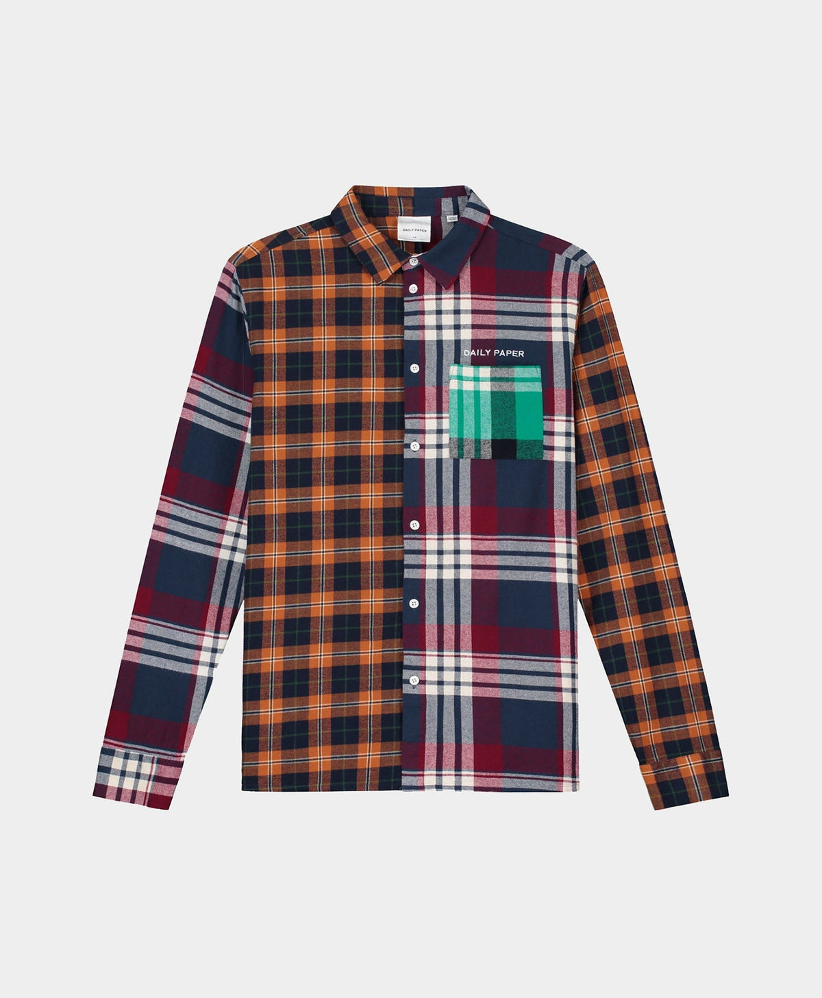 Orange Navy Hocheck Shirt