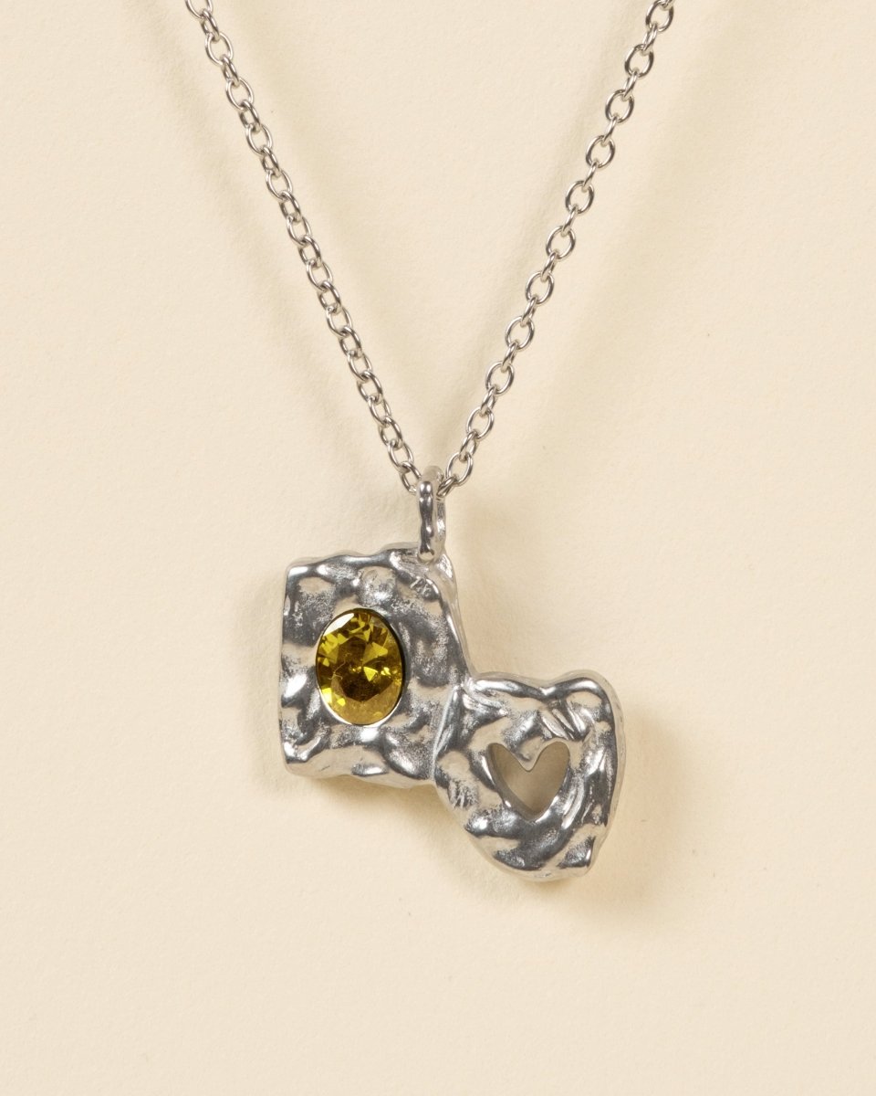 HEARTLESS PENDANT - YELLOW TOPAZ