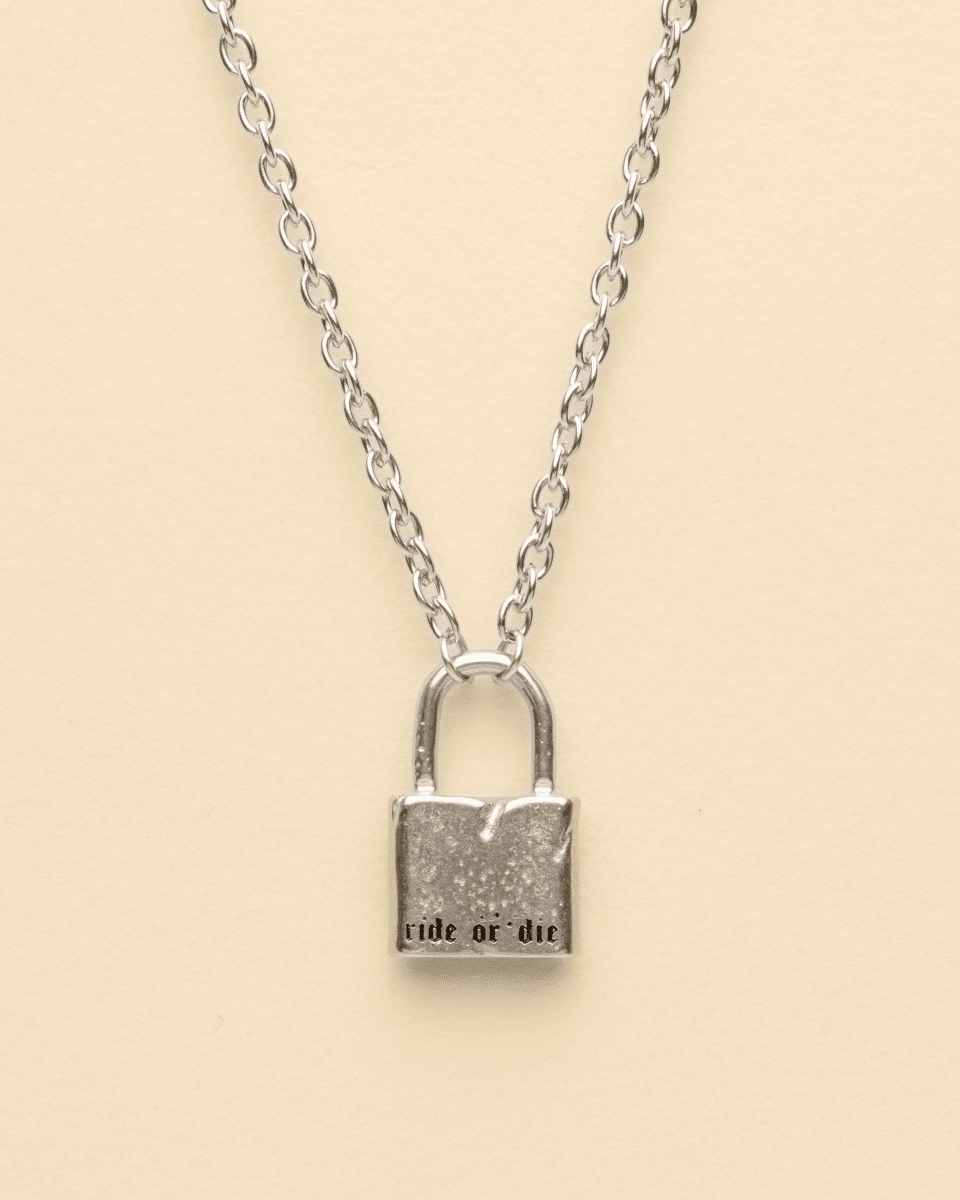 Ride or die necklace