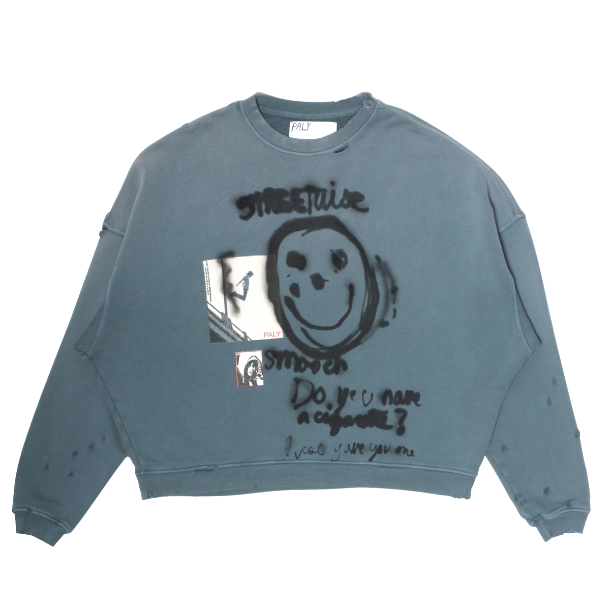 Streetwise airbrush crew neck