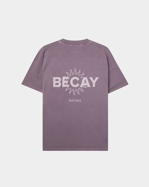 Heat Wave Burgundy T-Shirt
