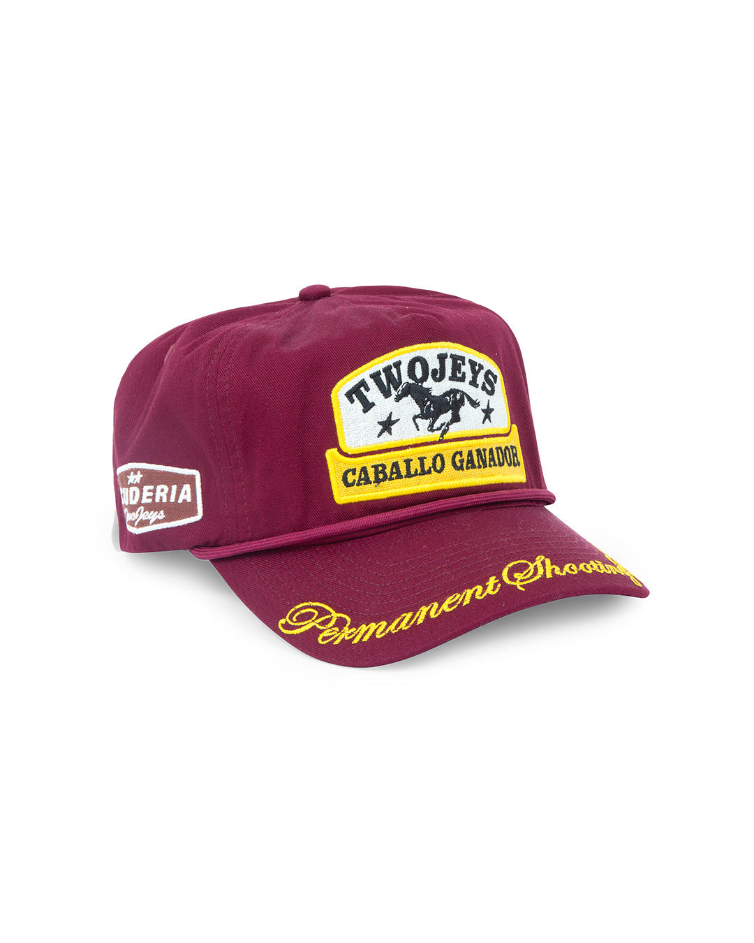 Caballo Ganador Burgundy Cap