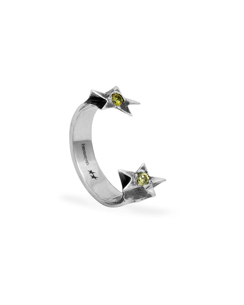 Splitted Icon Yellow Stone Toe Ring