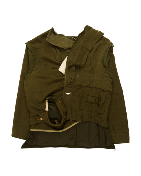 DECONSTRUCTED WOOL COAT