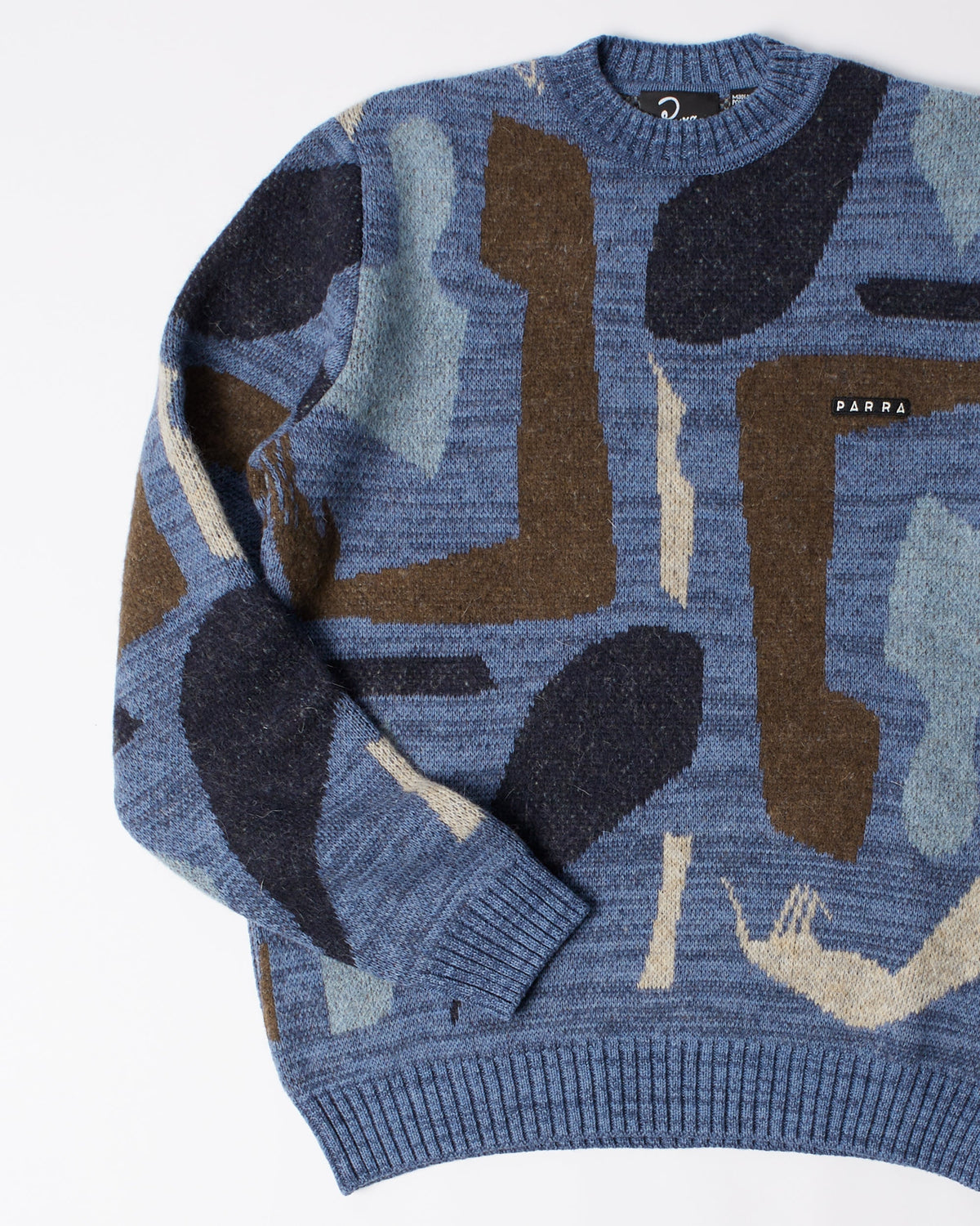 Detached knitting pullover
