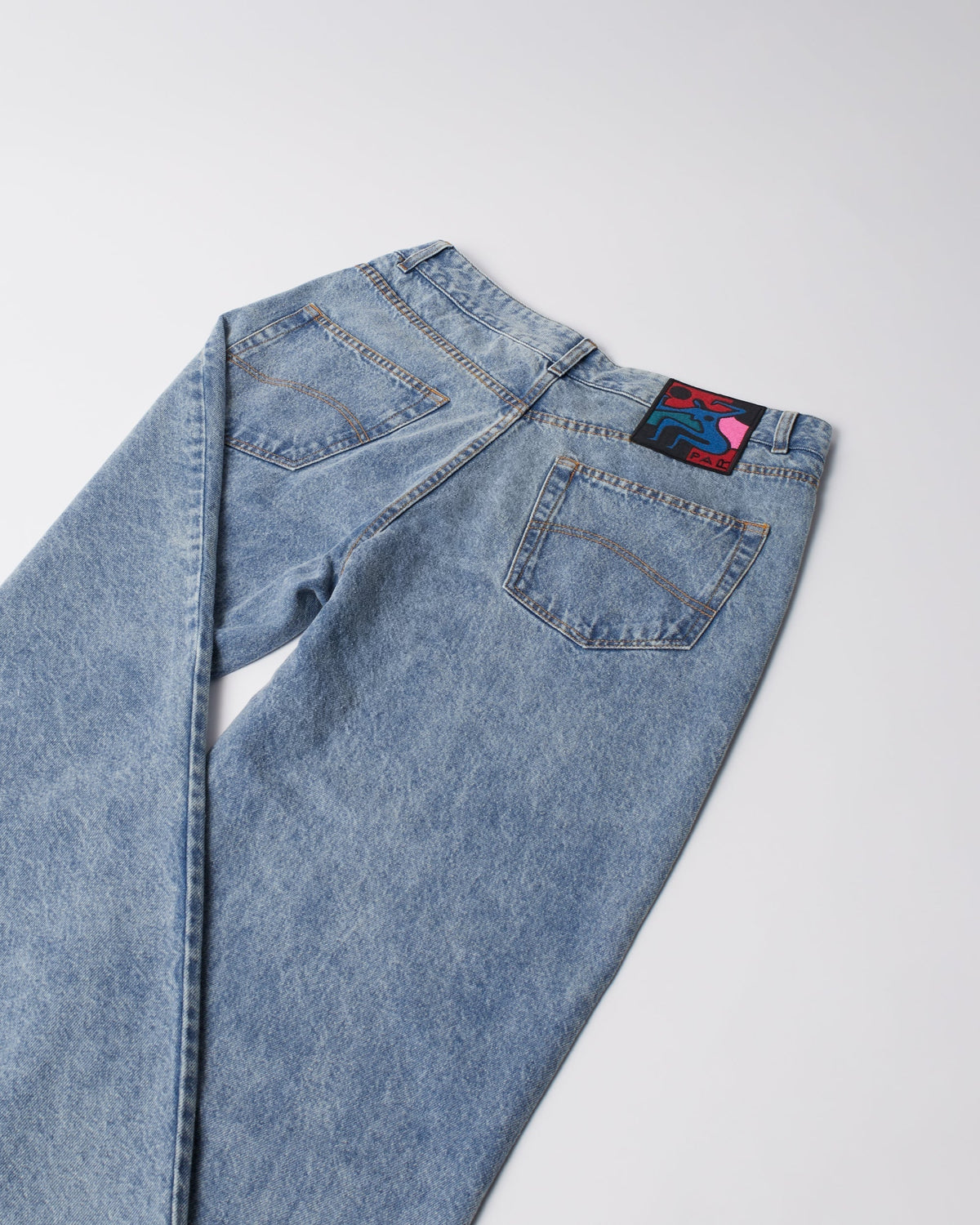 Washed up jeans