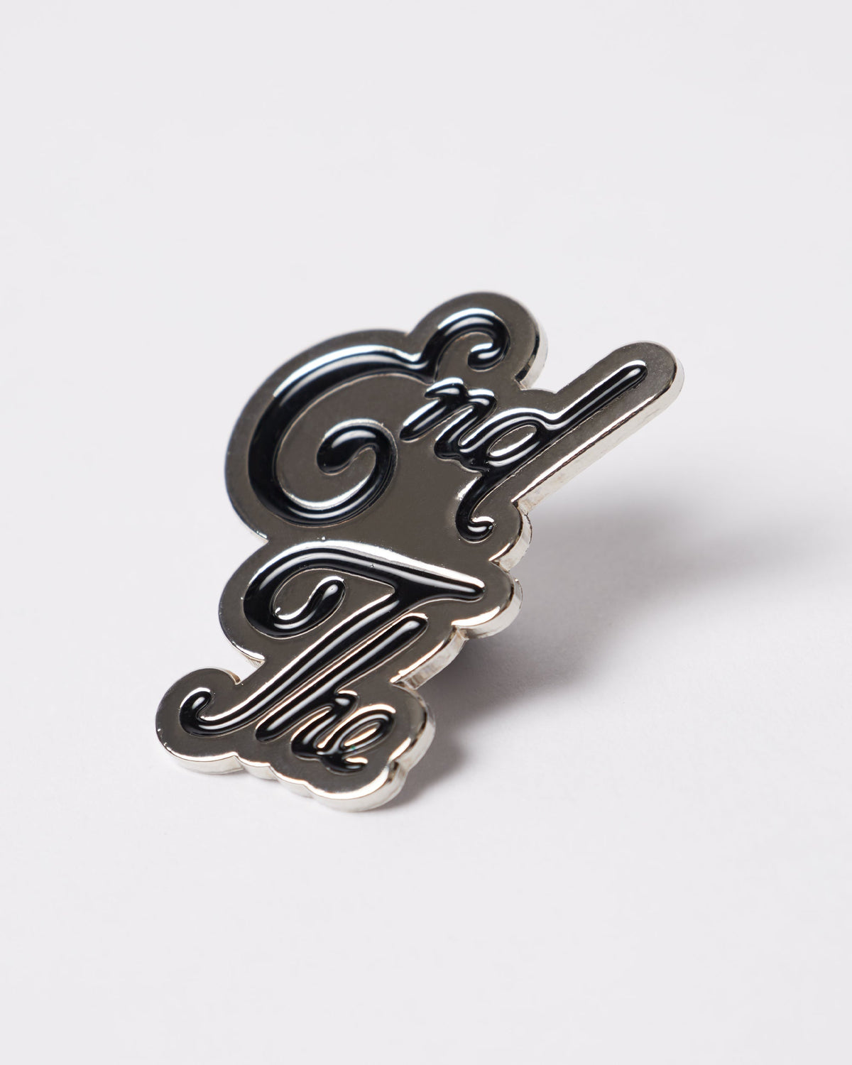 End the enamel pin