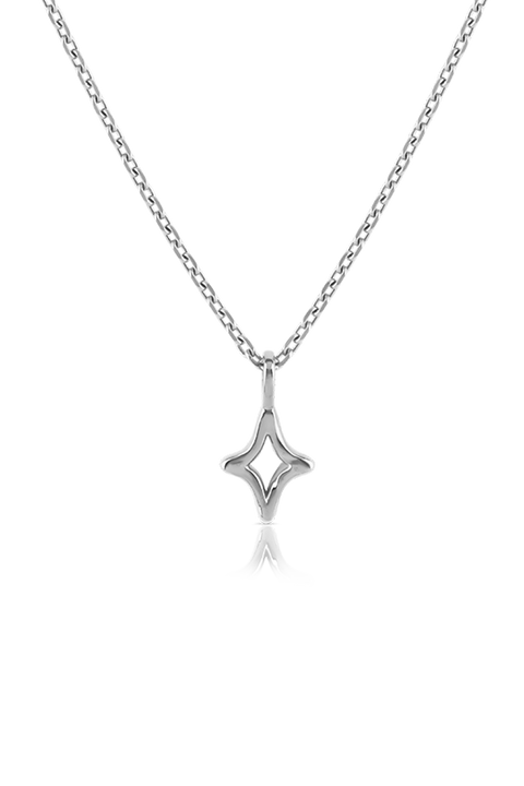Ansel Necklace, Silver