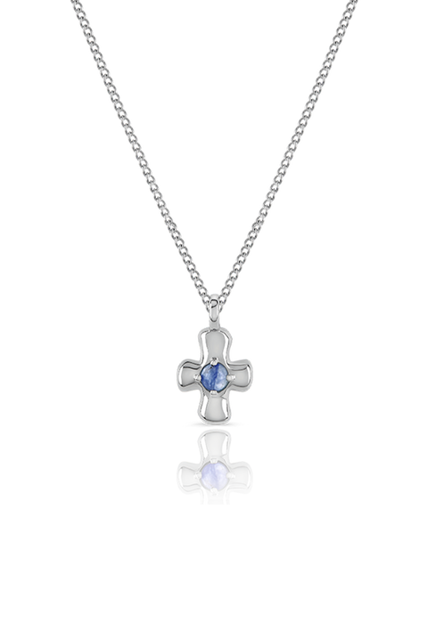 Aziel Necklace, Silver