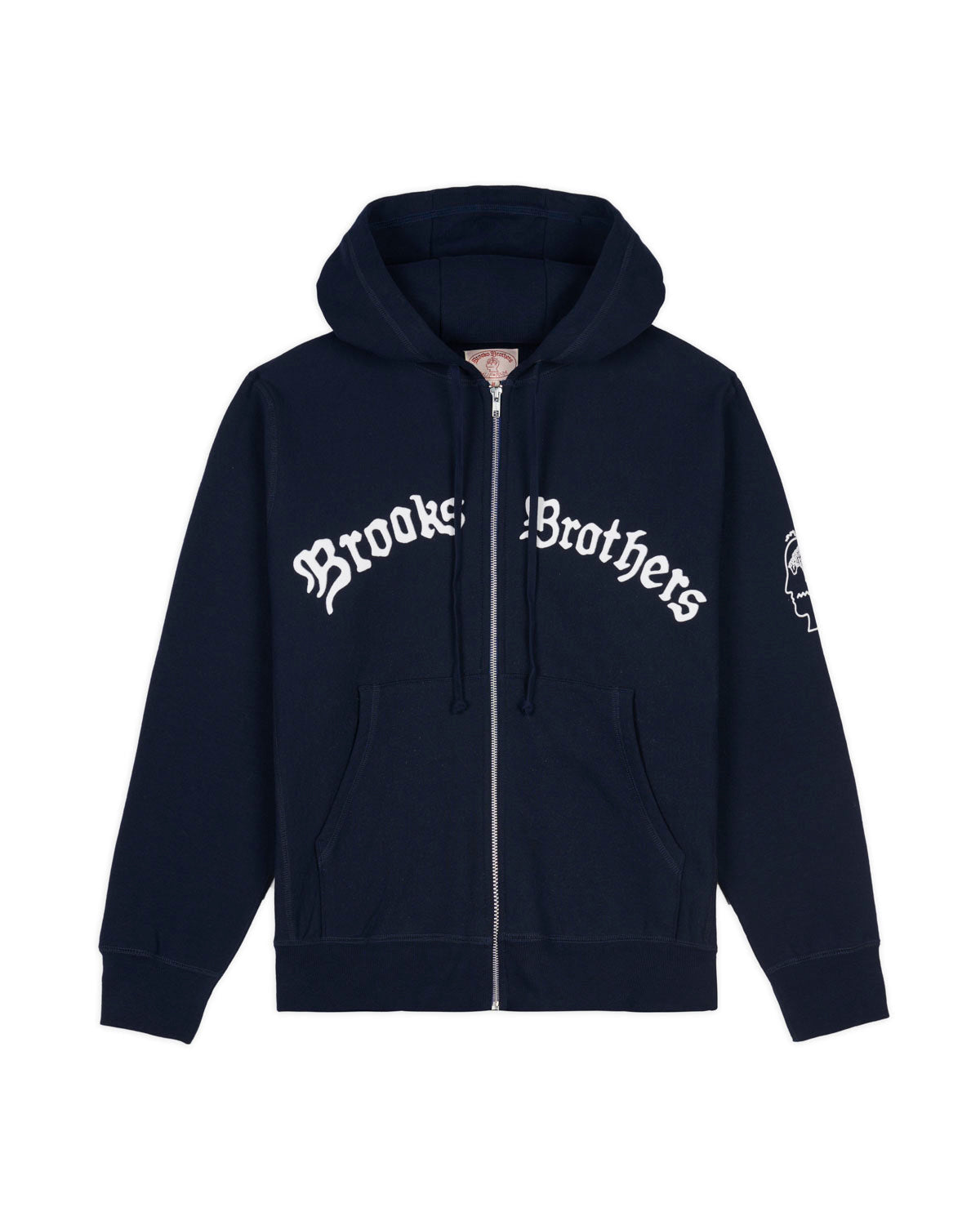 Brooks Brothers California Zip Hoodie - Navy