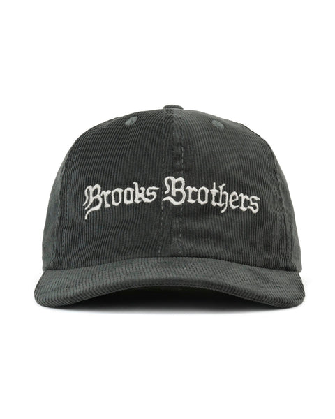 Brooks Brothers California 6 Panel Corduroy Hat - Forest Green