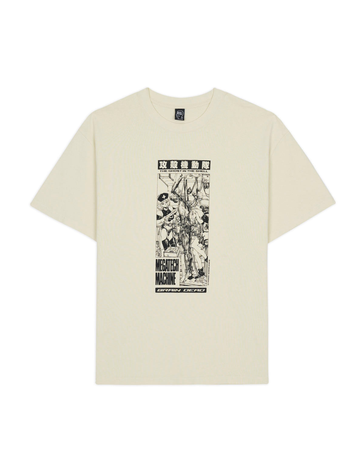 Brain Dead x Ghost In The Shell Megatech Machine T-shirt - Natural