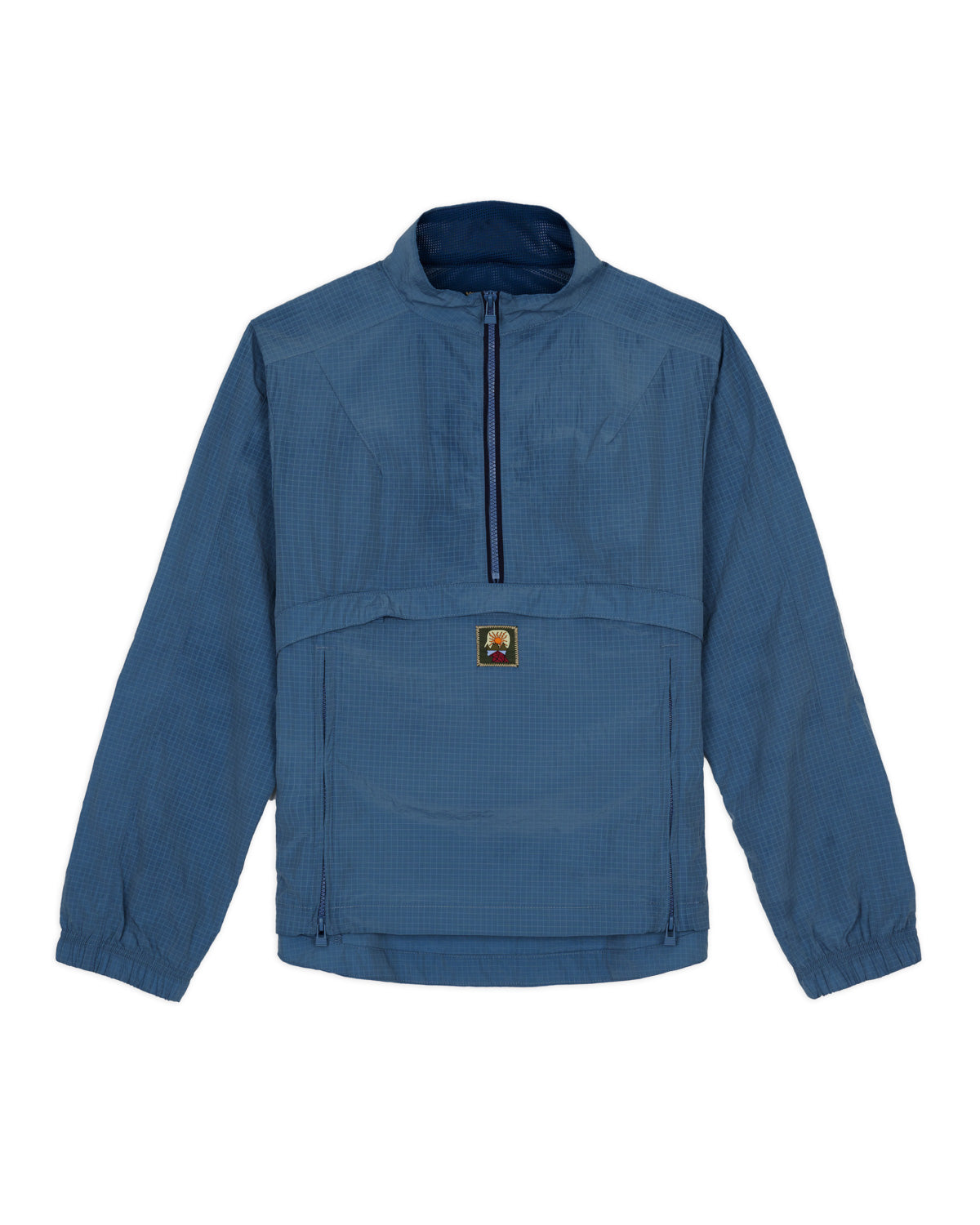 Brain Dead Equipment Tempo Zip Pullover - Slate Blue