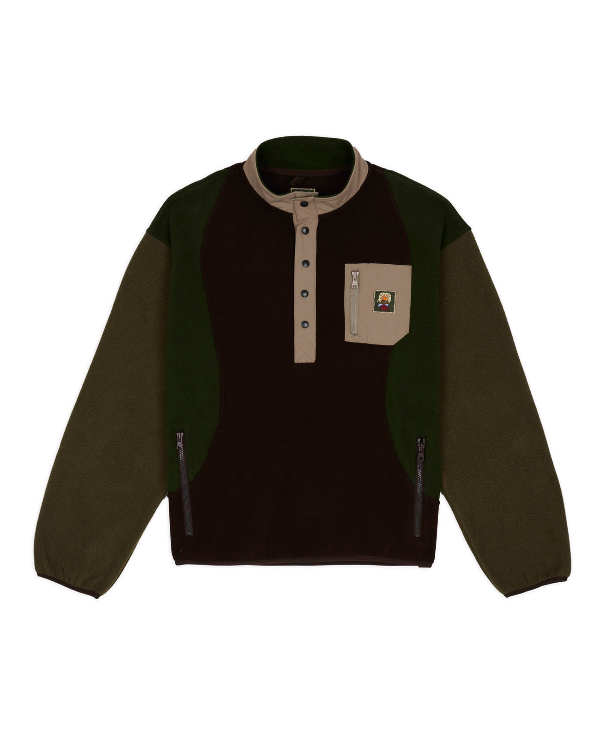 Brain Dead Equipment Pullover Jacket - Brown
