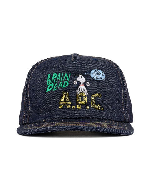 Brain Dead x A.P.C. Denim 5 Panel Hat - Indigo