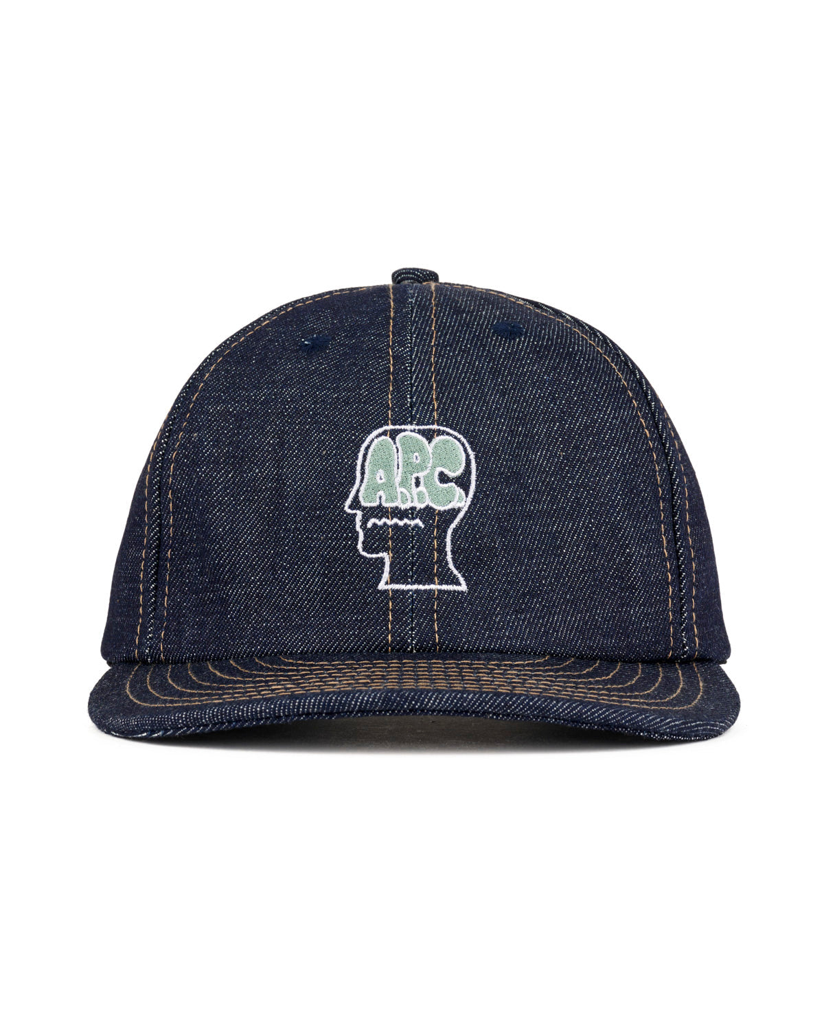 Brain Dead x A.P.C. Denim 6 Panel Hat - Indigo