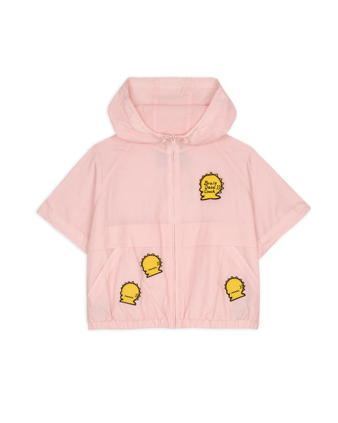 Brain Dead x Coach Short Sleeve Windbreaker - Light Pink