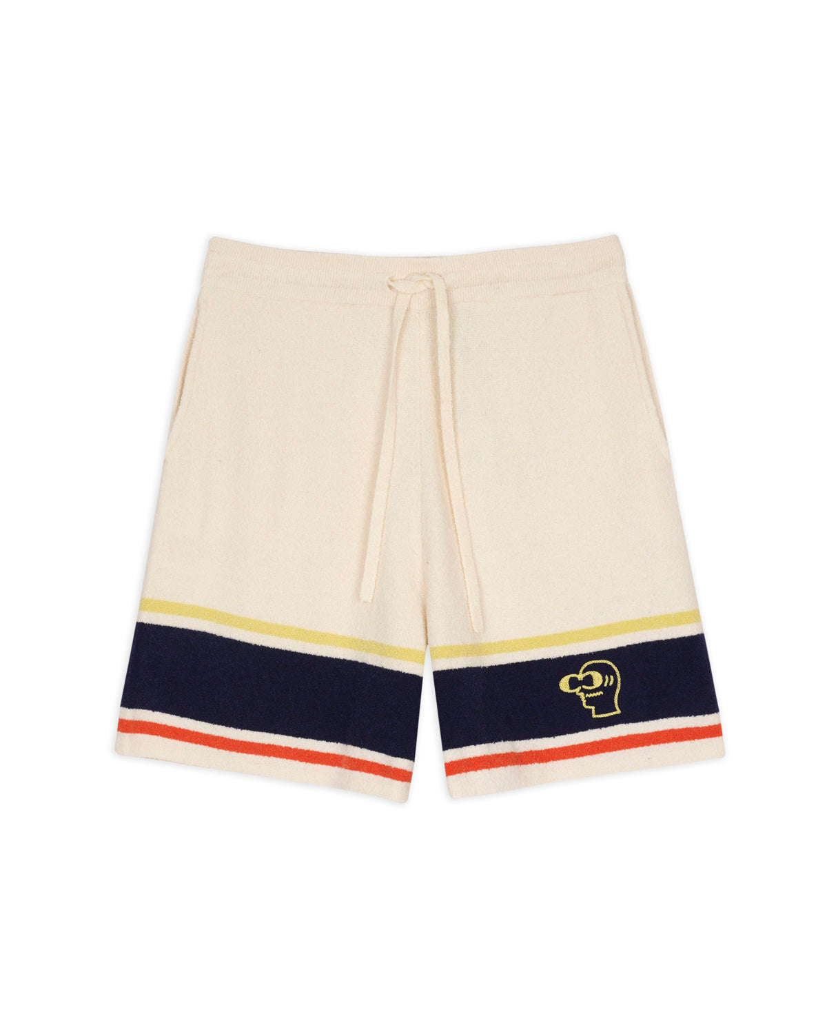 Brain Dead x Coach Striped Knit Shorts - Cream Multi