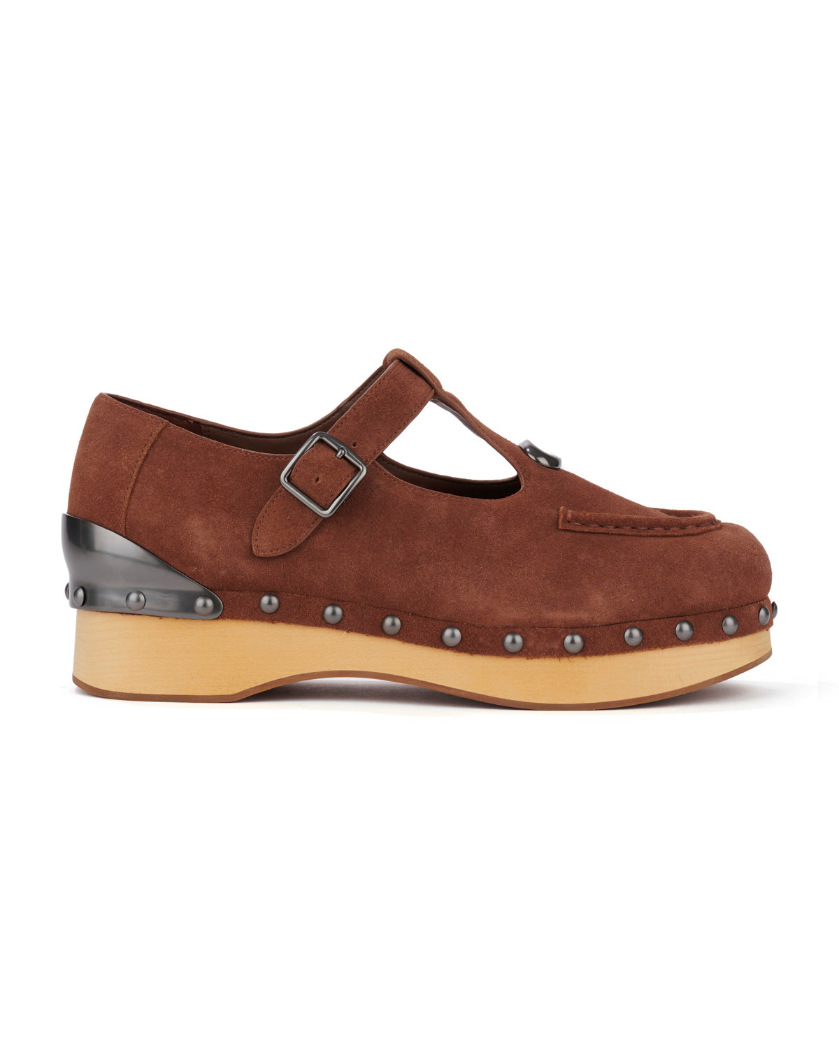 Brain Dead x Coach Suede Wooden Mary Jane - Vintage Brown