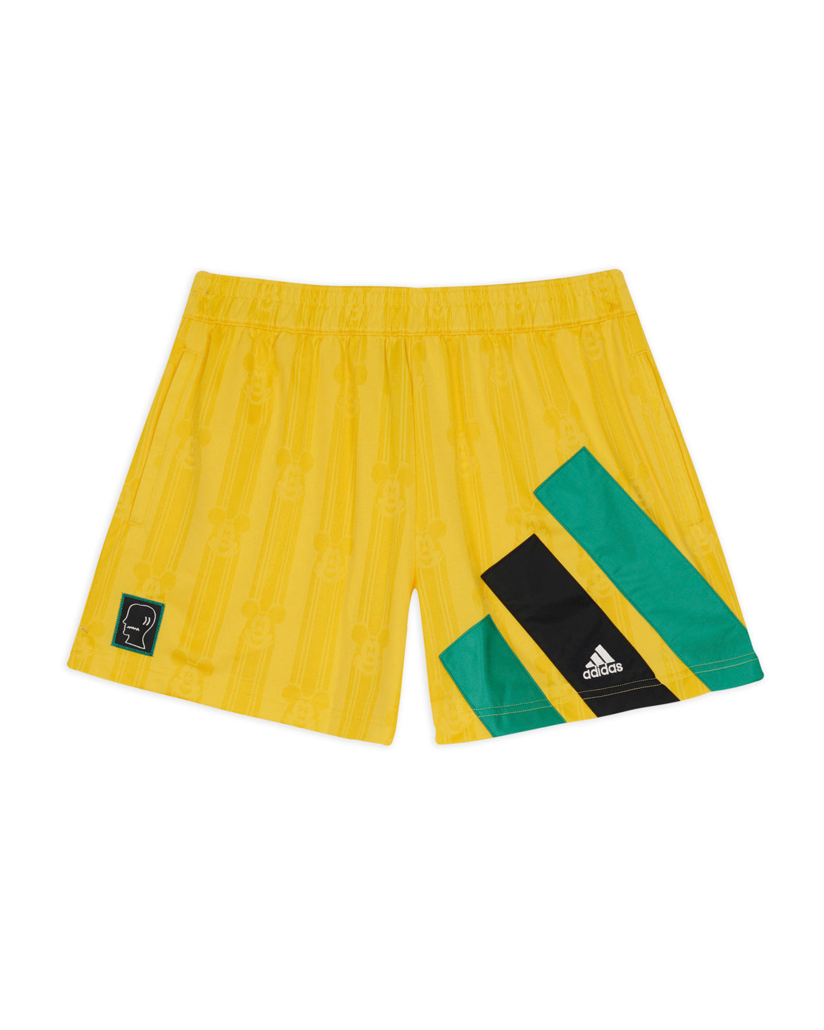 Brain Dead x Disney x Adidas Jacquard Soccer Short - Yellow
