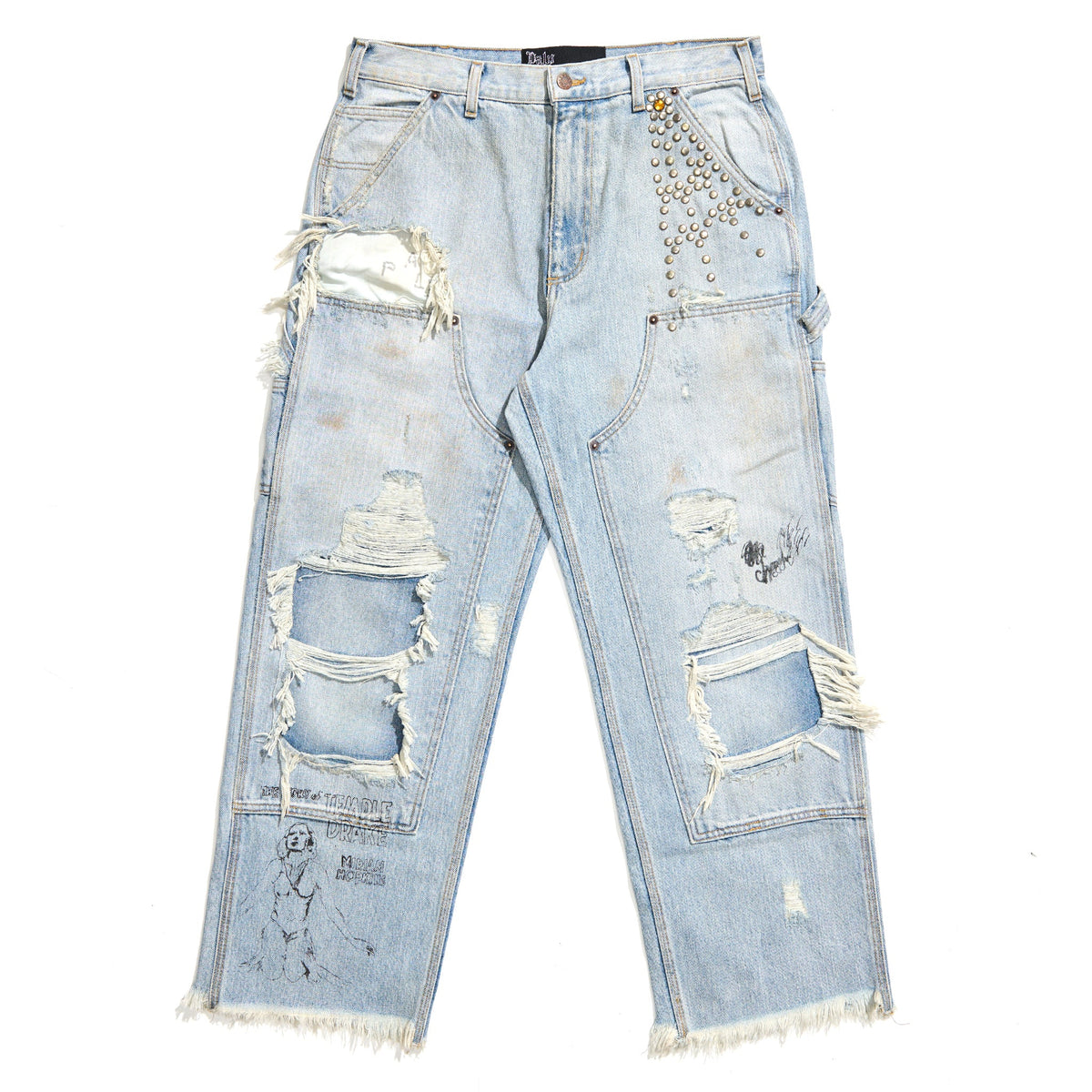Busted dbl knee jean