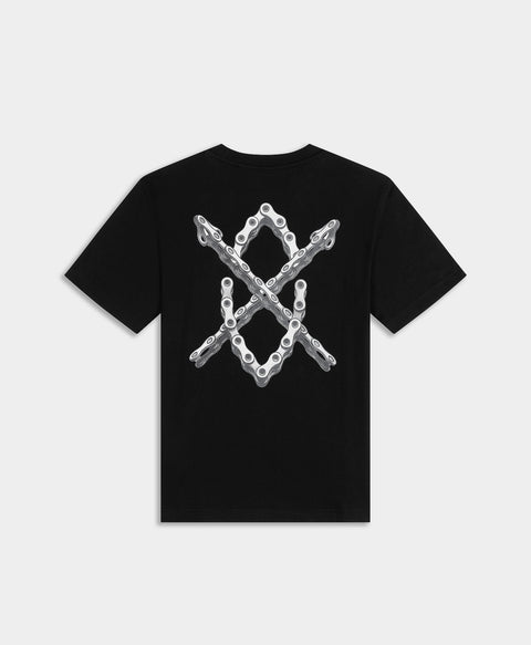 Black Chain Shield T-Shirt