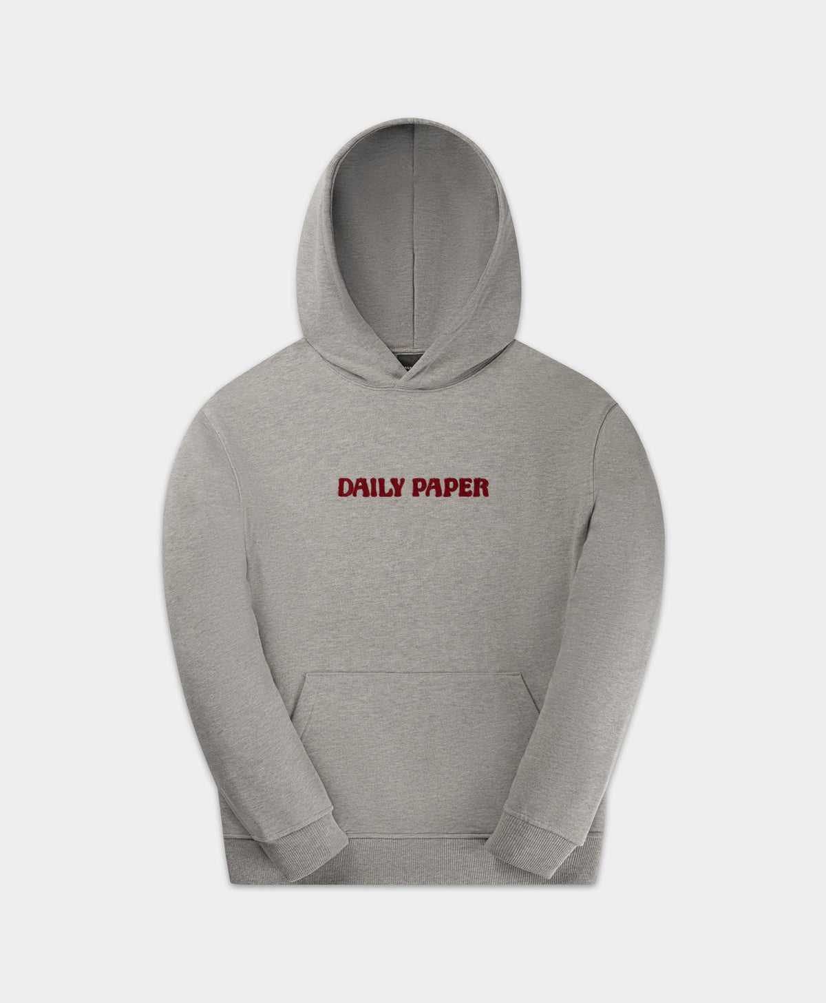 Grey Chain Stitch Oversized Hoodie