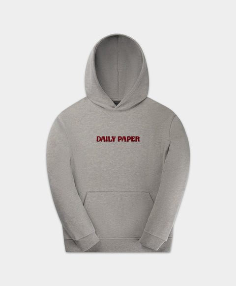 Grey Chain Stitch Oversized Hoodie