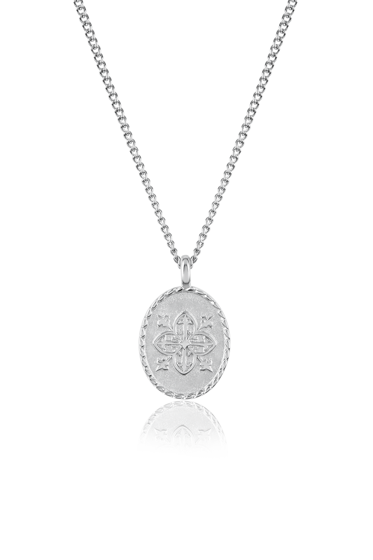 Clovis Necklace, Silver