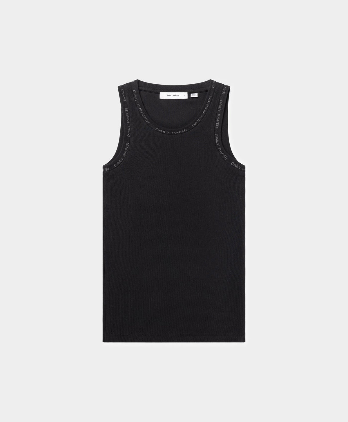 Black Erib Tank Top