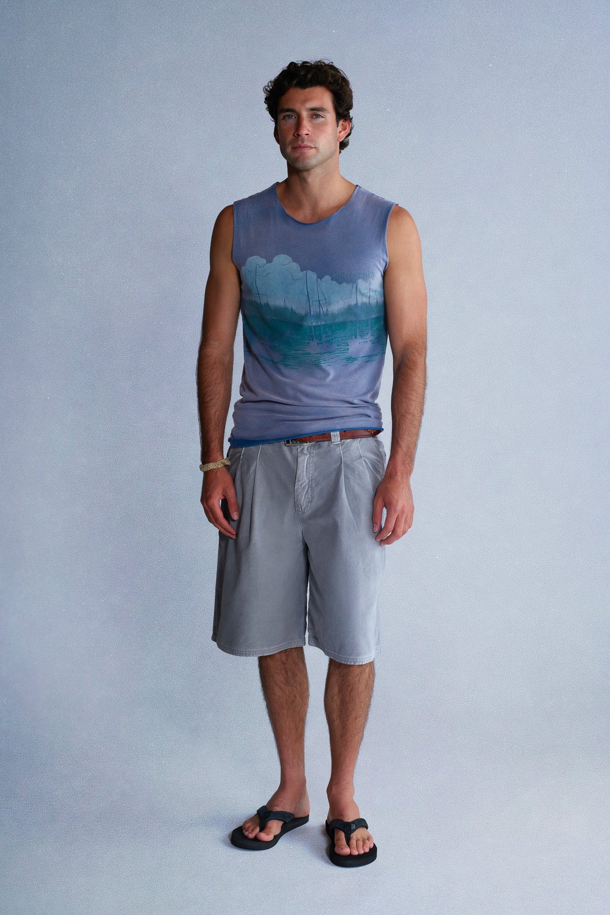 sunfaded chino shorts