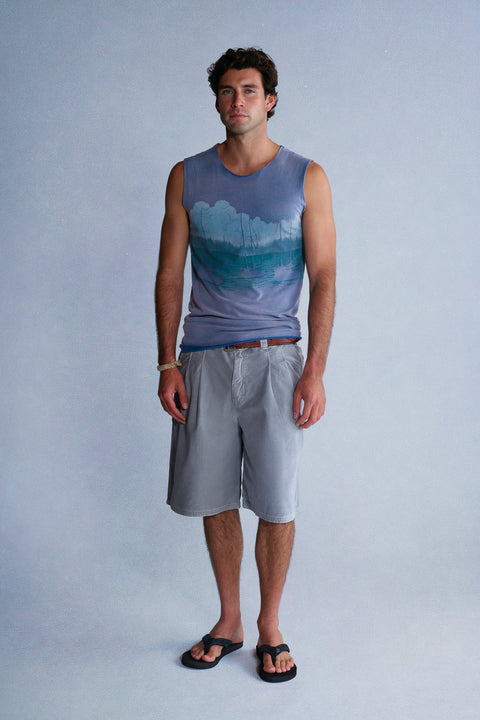 sunfaded chino shorts