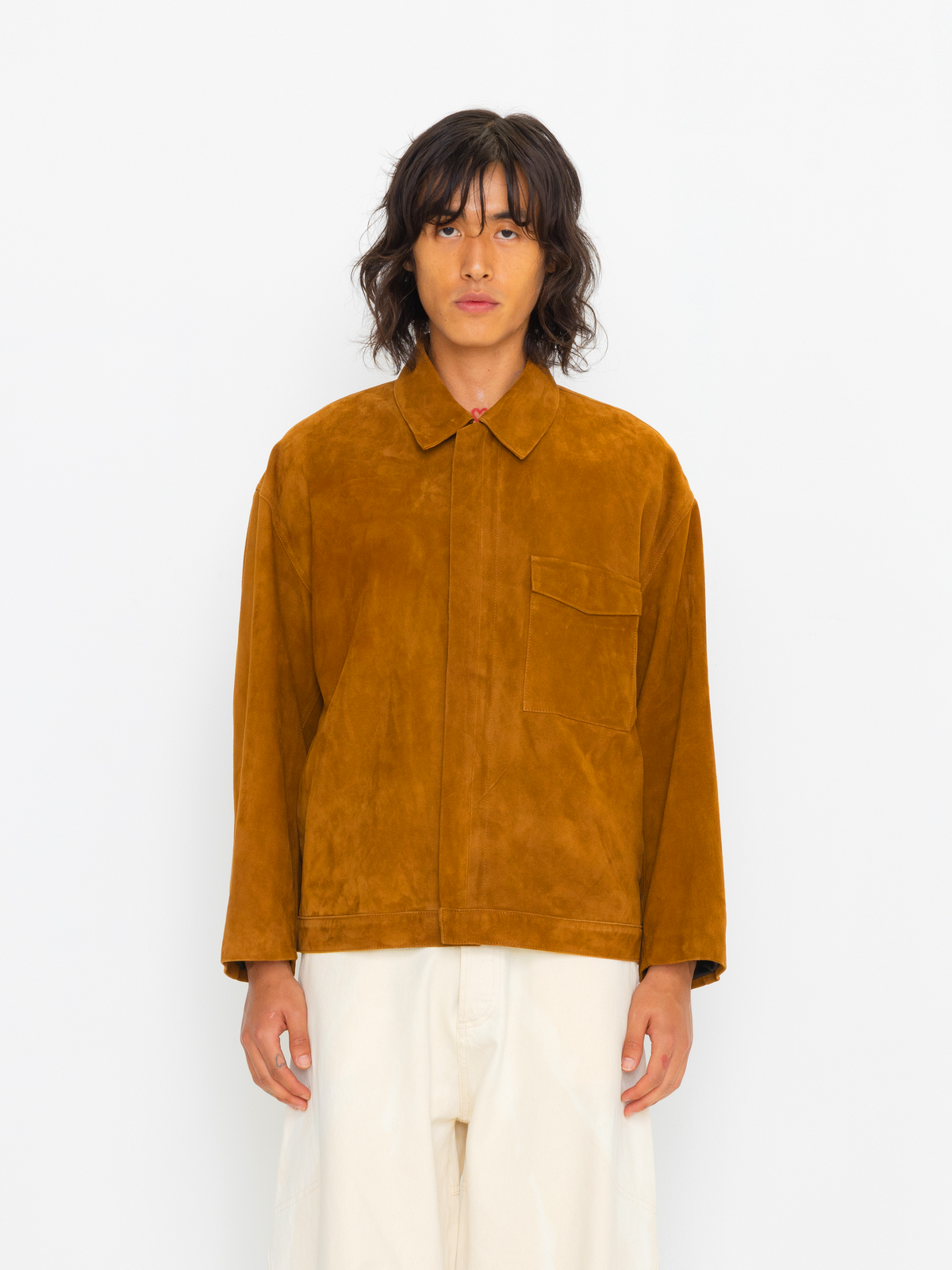 TAN SUEDE UNISEX JACKET