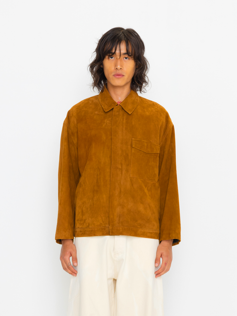 TAN SUEDE UNISEX JACKET