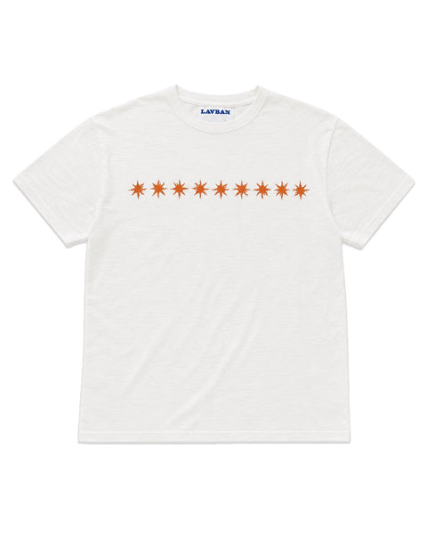 Narcissist Tee — Heavy Slub Cotton, Matching Front & Back Print (White)