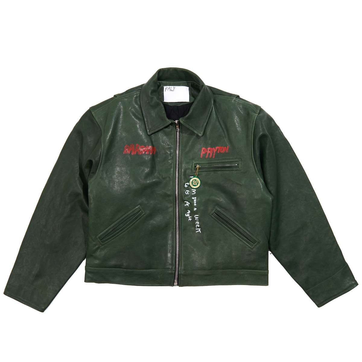 I am not ashamed leather work jacket