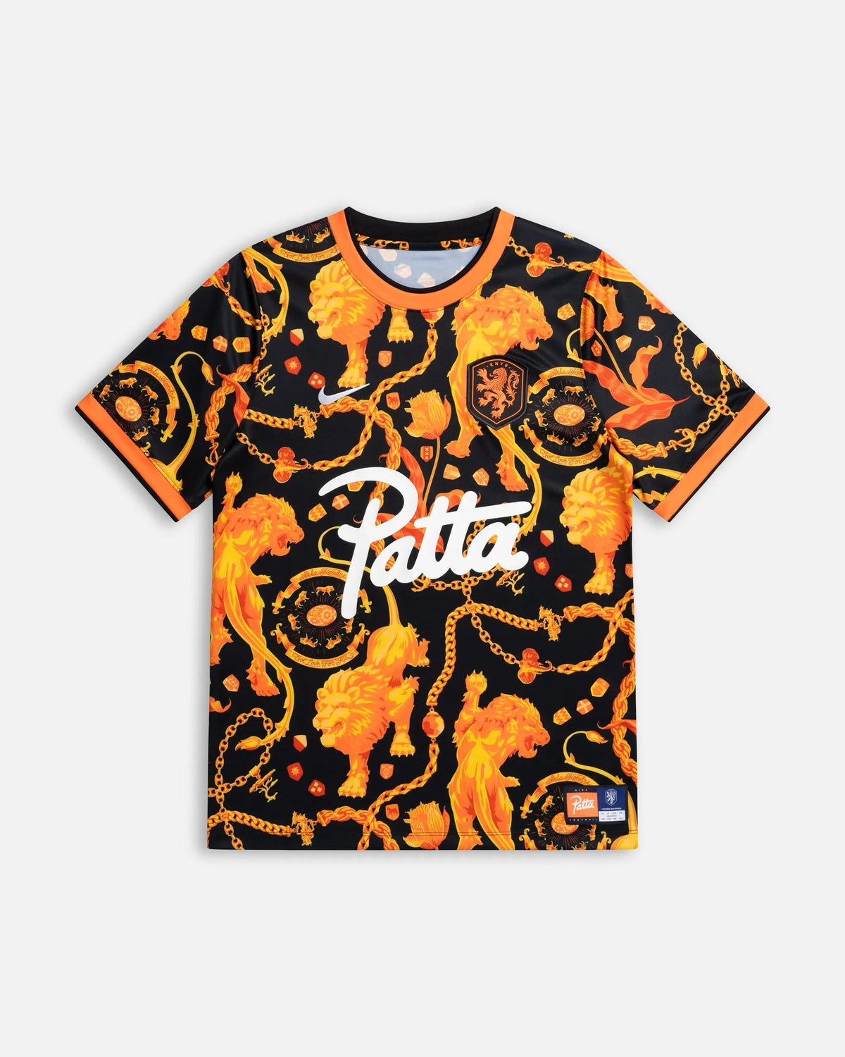 Patta x Nike KNVB Pre-Match Jersey (Black/Orange)